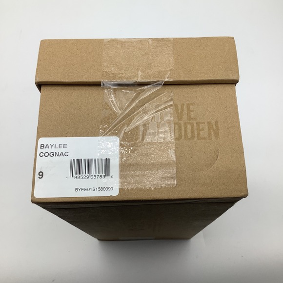 Steve Madden Baylee Cognac Toe Ring Ankle Strap‎ Sandals Womens Size 9 New - Picture 5 of 6